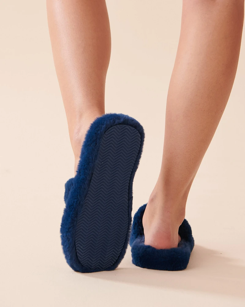Plush Slide Slippers