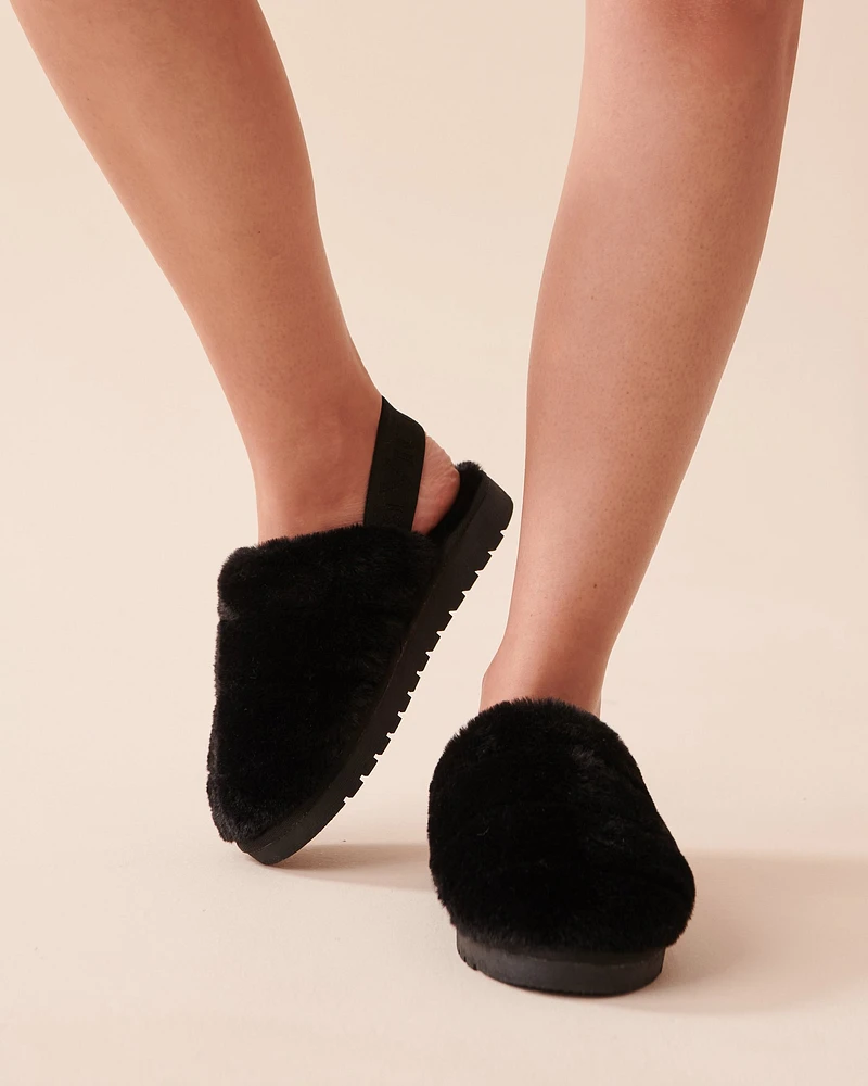 Plush Slide Slippers