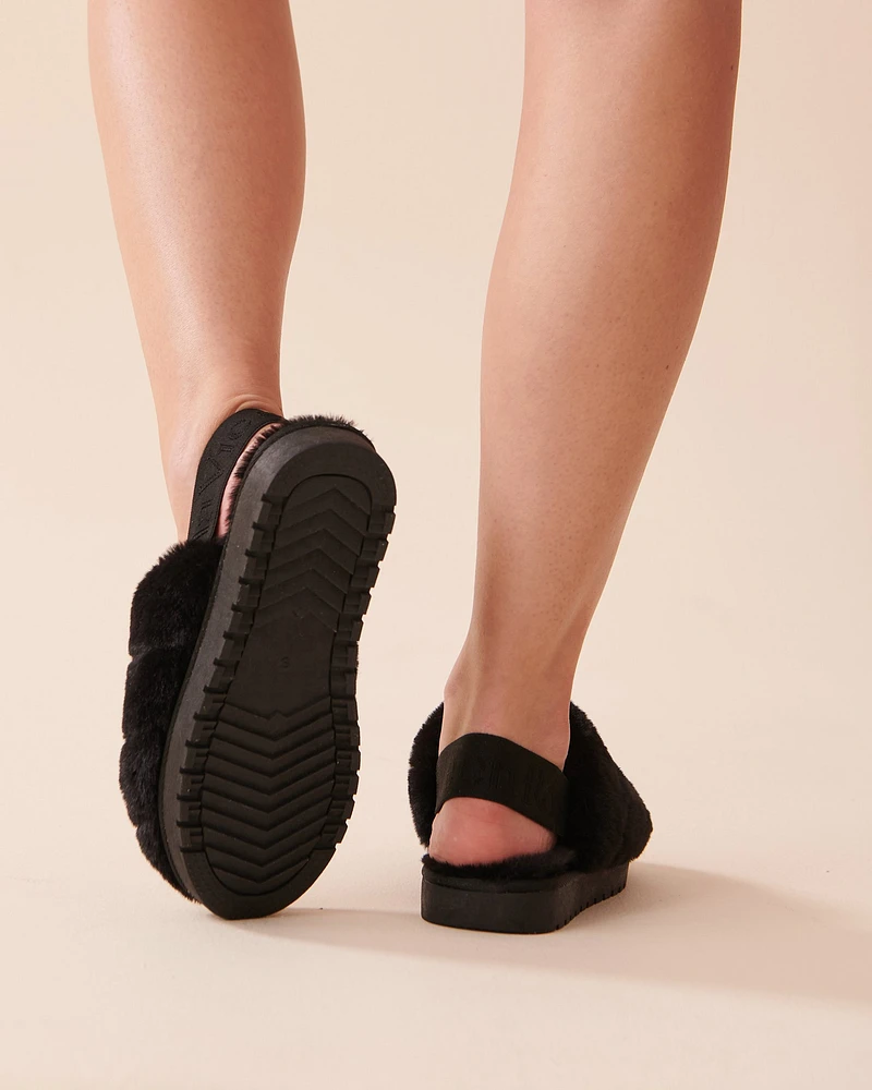 Plush Slide Slippers