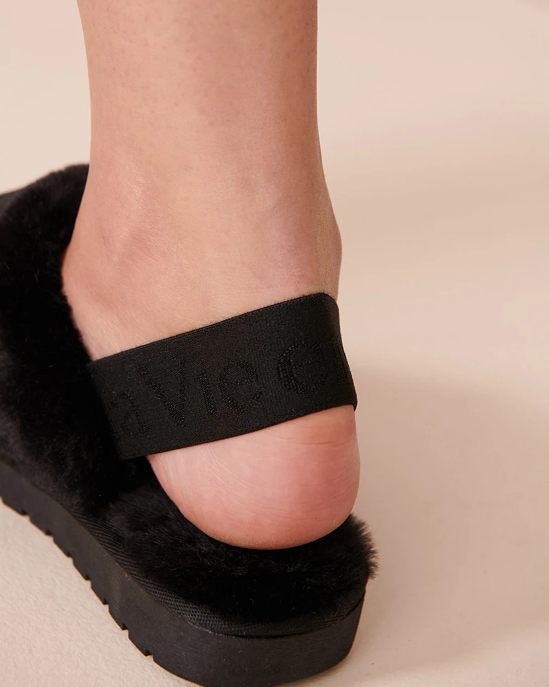 Plush Slide Slippers