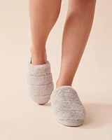 Plush Slide Slippers