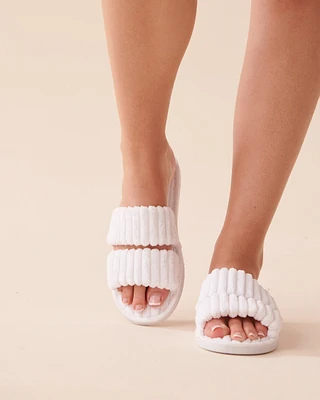 Memory Foam Terry Spa Slippers