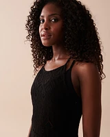 Robe longue en crochet