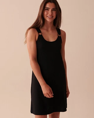 Ribbed Sleeveless Dress