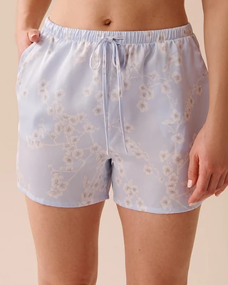 Short en satin