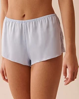 Ensemble 2 pièces satin et dentelle