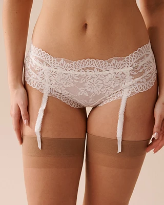 Lace and Back Details Cheeky Panty