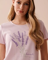 Lettuce Edge Ribbed Crew Neck T-shirt