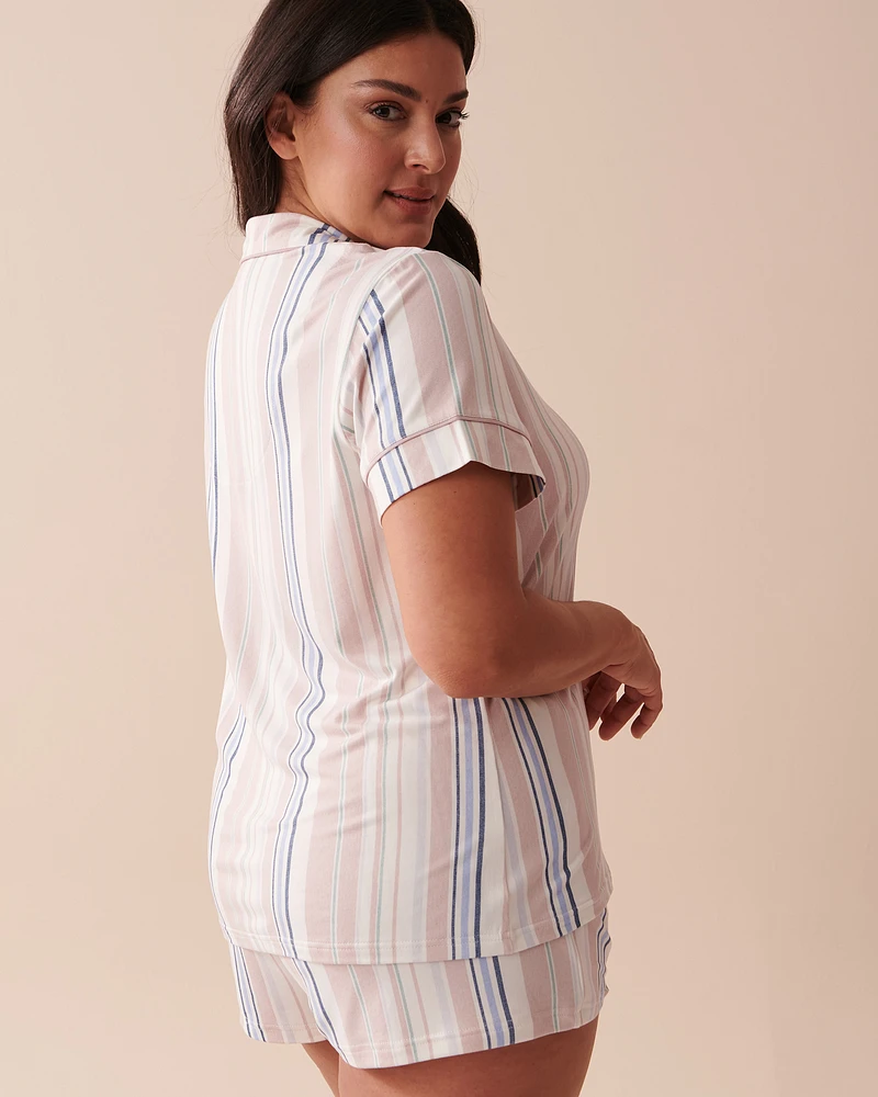 Pastel Stripes Super Soft Button-down Shirt