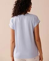 T-shirt ultra doux à imprimé colibri