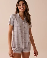 Super Soft Button-down Short Sleeve Shirt