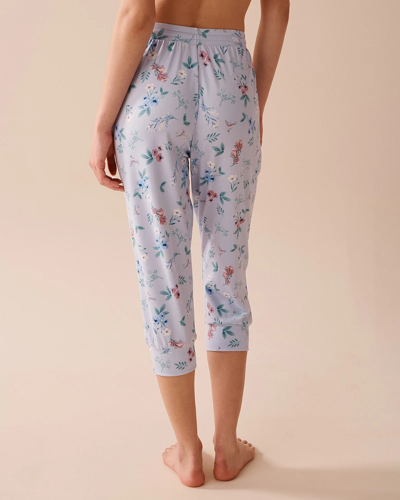 Floral Super Soft Fitted Capris