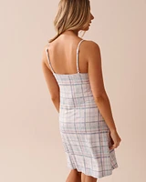 Pastel Plaid Bamboo Nightie