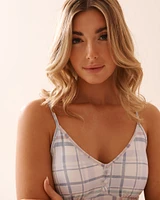 Pastel Plaid Bamboo Nightie