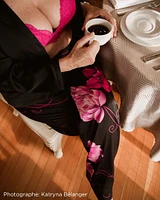 Pantalon en satin