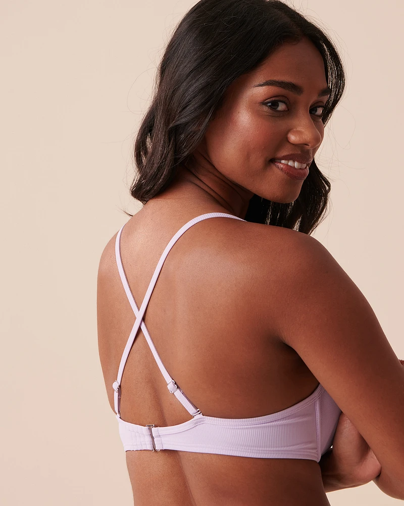 Haut de bikini push-up texturé PASTEL