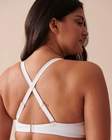 Recycled Fibers Plunge Bikini Top
