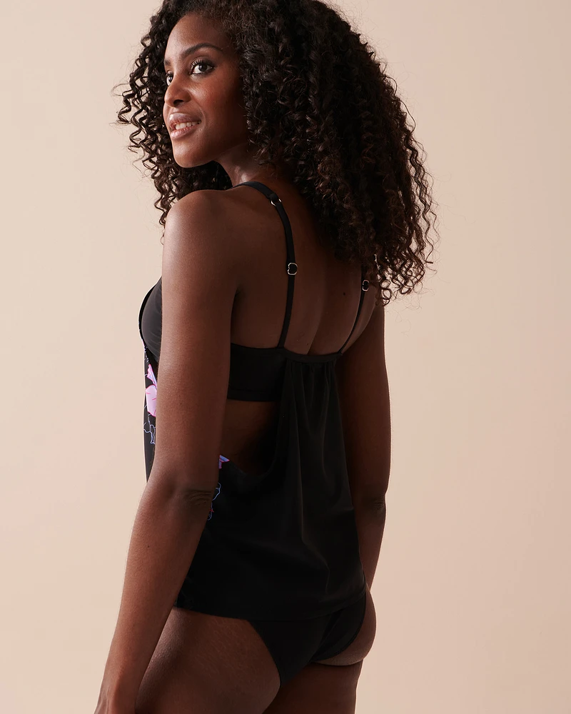 Haut tankini bralette NEON FLOWERS