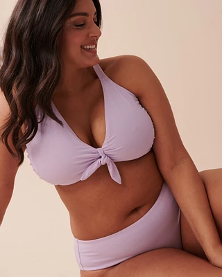 Haut de bikini triangle bonnet D texturé PASTEL