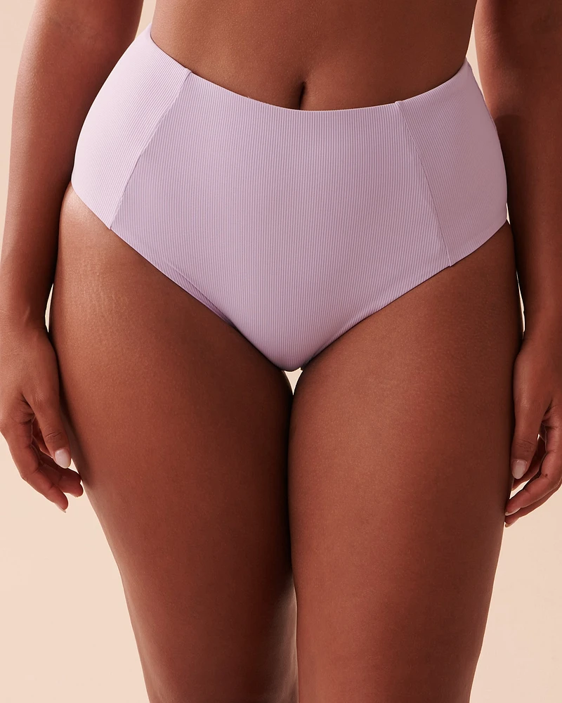 TEXTURED PASTEL High Waist Bikini Bottom