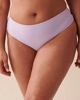 TEXTURED PASTEL Mid Waist Cheeky Bikini Bottom