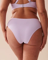 TEXTURED PASTEL Mid Waist Cheeky Bikini Bottom