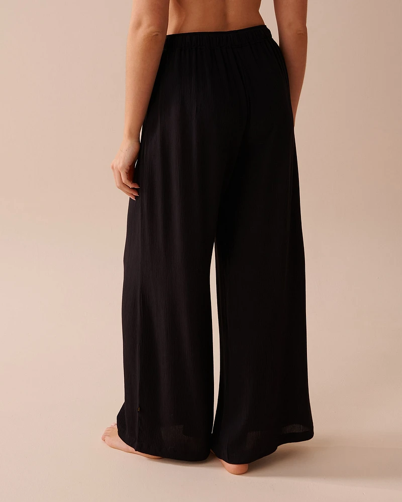 Pantalon jambe large