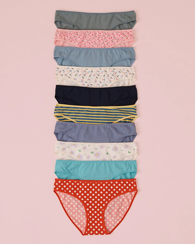 10-Pack Cotton Bikini Panty