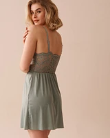Lace Overlay Nightie