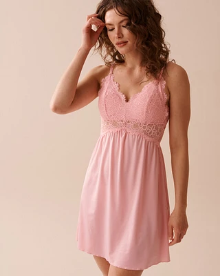 Lace Overlay Nightie
