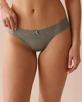 Lace Thong Panty