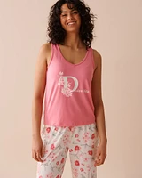 Pink Floral Super Soft Cami