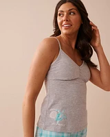 Sea Turtle Print Thin Straps Cami