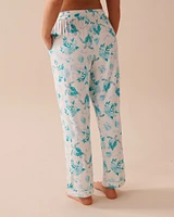 Pantalon ultra doux à imprimé tortue