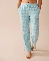 Pantalon de pyjama en coton à rayures