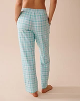 Pantalon de pyjama en coton à rayures