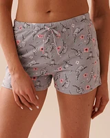 Ensemble pyjama à imprimé paresseux avec chemisier