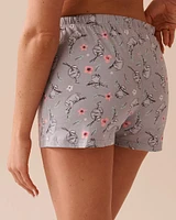 Ensemble pyjama à imprimé paresseux avec chemisier