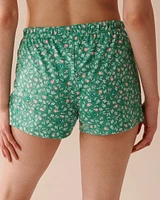 Ensemble pyjama à imprimé fleurs avec chemisier