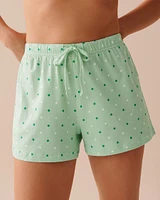 Polka Dot Print Shirt PJ Set