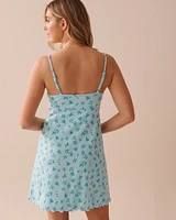 Nuisette côtelée bordures frisons
