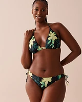 FLORAL ZEST Triangle Bikini Top