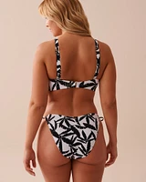 MONOCHROME FOLIAGE D Cup Triangle Bikini Top