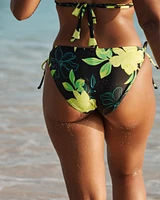Bas de bikini noué aux hanches ZESTE FLORAL