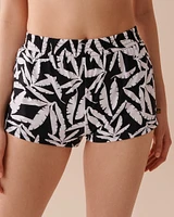 Short de bain FEUILLAGE MONOCHROME