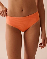 PAPAYA Recycled Fibers Mid Waist Cheeky Bikini Bottom