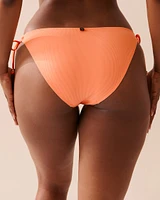 PAPAYA Recycled Fibers Side Tie Brazilian Bikini Bottom