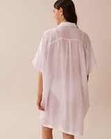 Chemise longue en voile