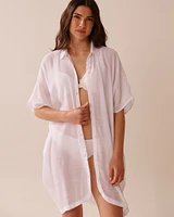 Chemise longue en voile