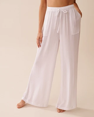 Pantalon en gaze